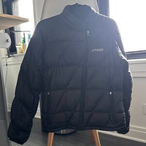 Spyder Quilted Black Jacket